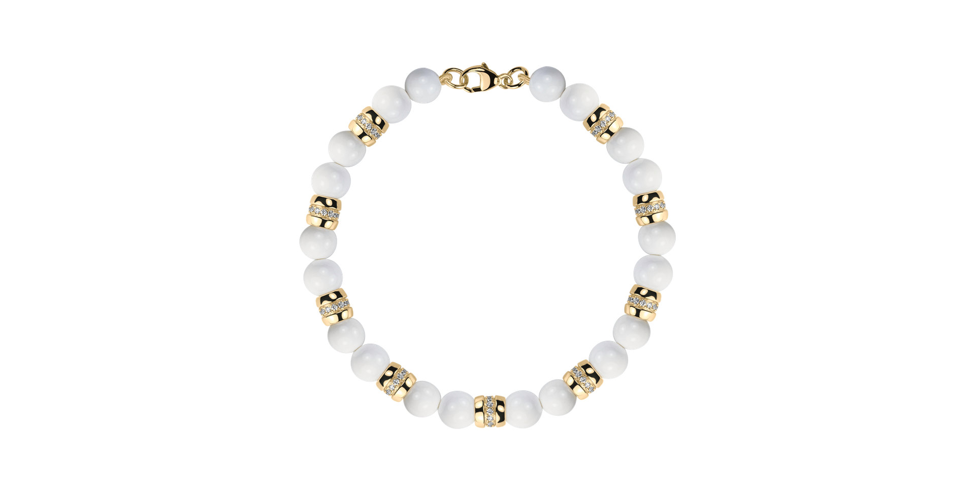 Diamond bracelet with Agates Starlight Veil