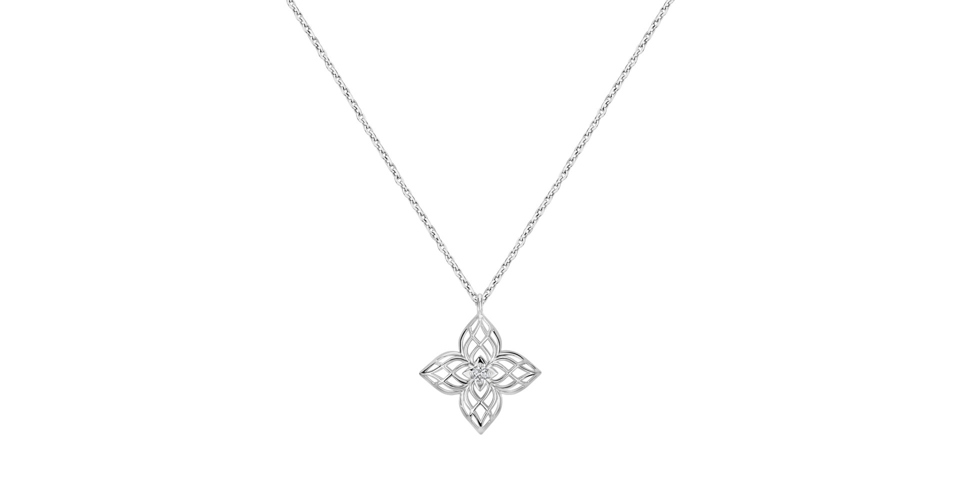 Diamond necklace Galactic Blossom