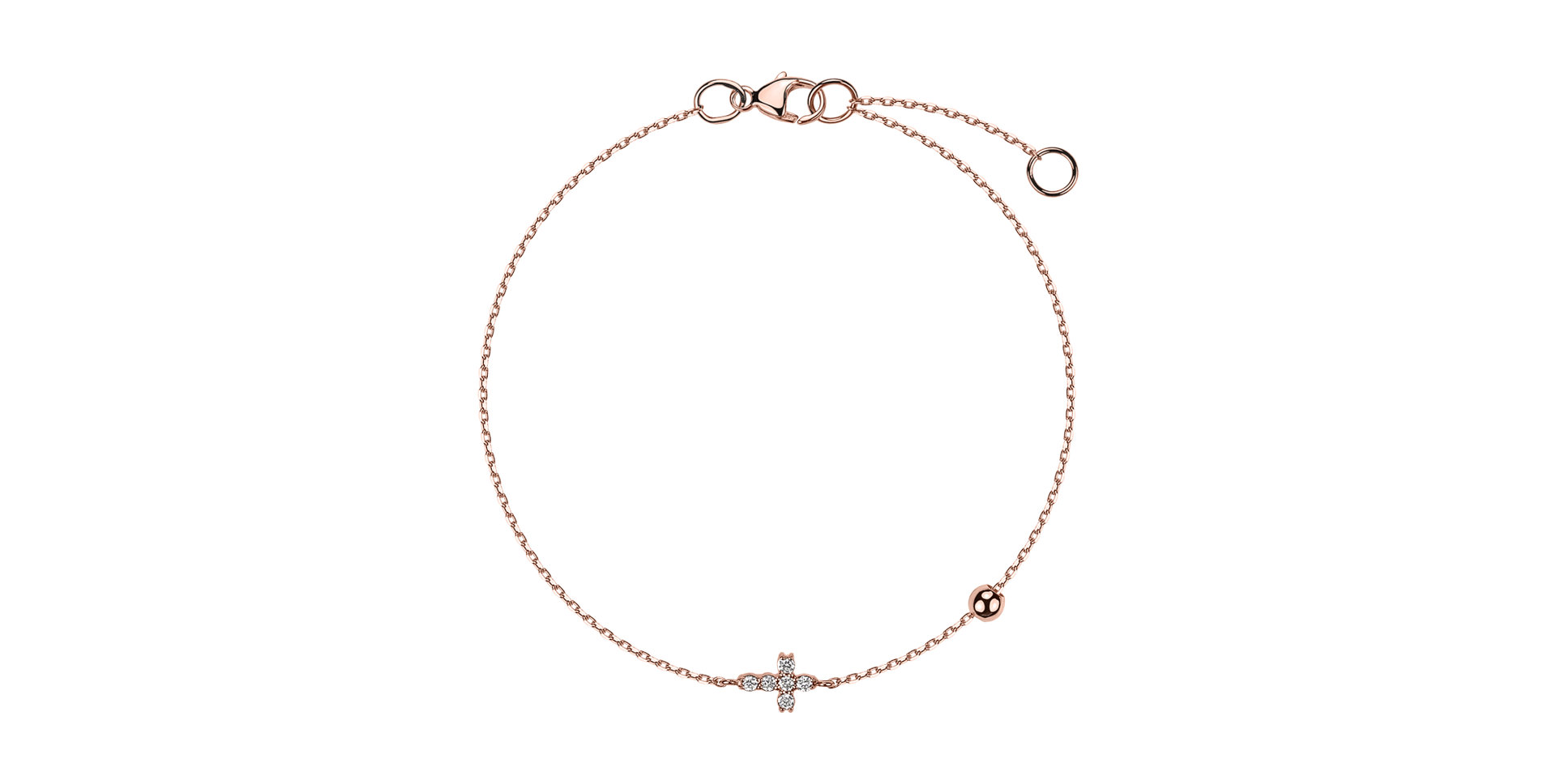 Diamond bracelet Radiant Cross