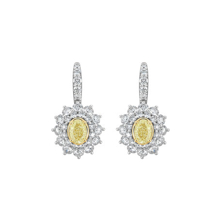 Diamond earrings Soleil Royale