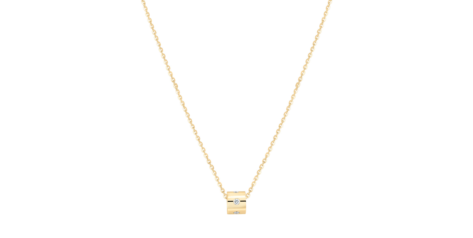 Diamond necklace Glittering Line