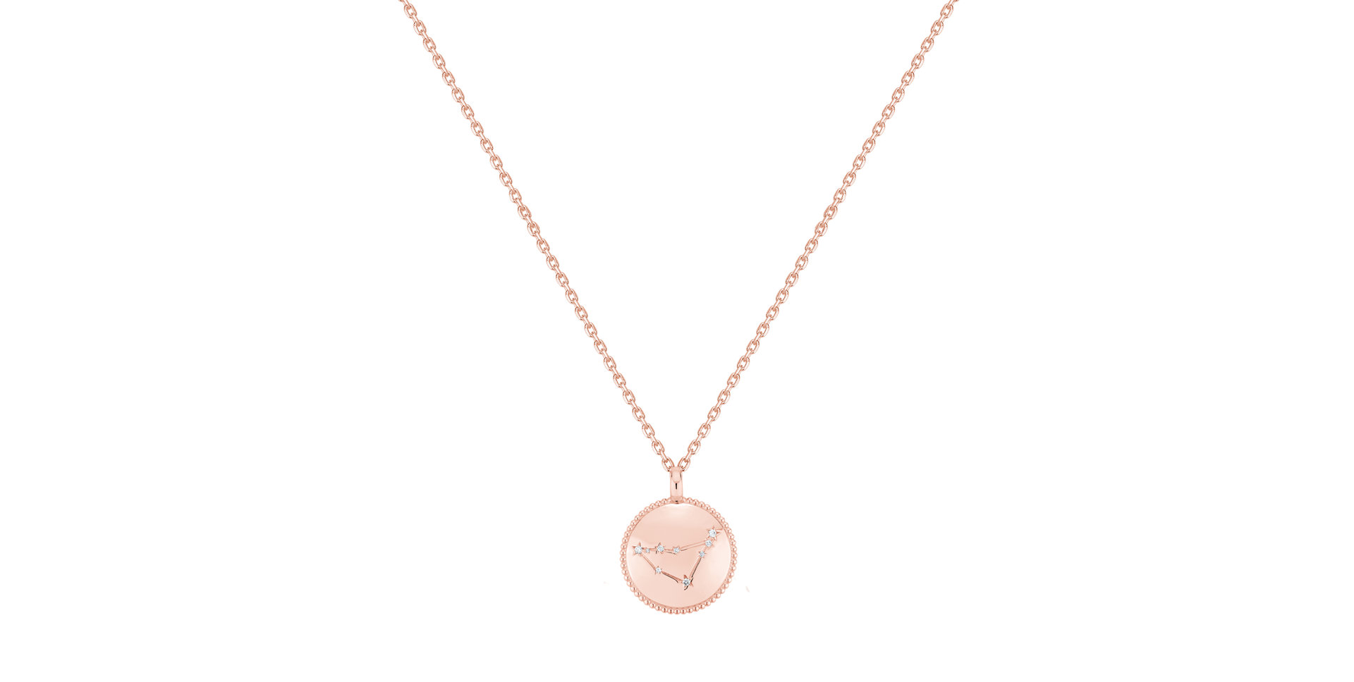 Diamond necklace Zodiac Sign Capricorn