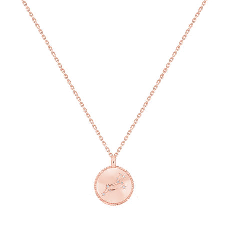 Diamond necklace Zodiac Sign Leo