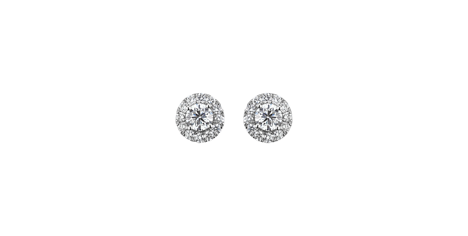 Diamond earrings Mosaic of Light