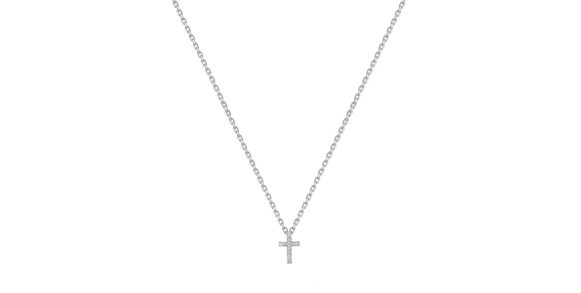 Diamonds necklace Starlit Cross