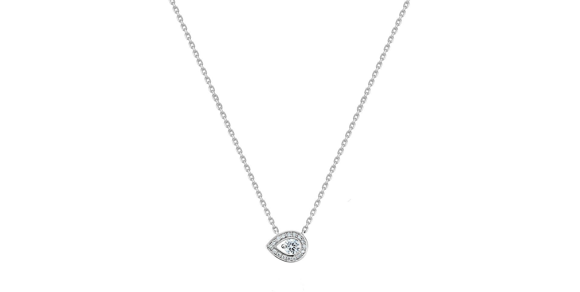 Diamond necklace Hidden Circle