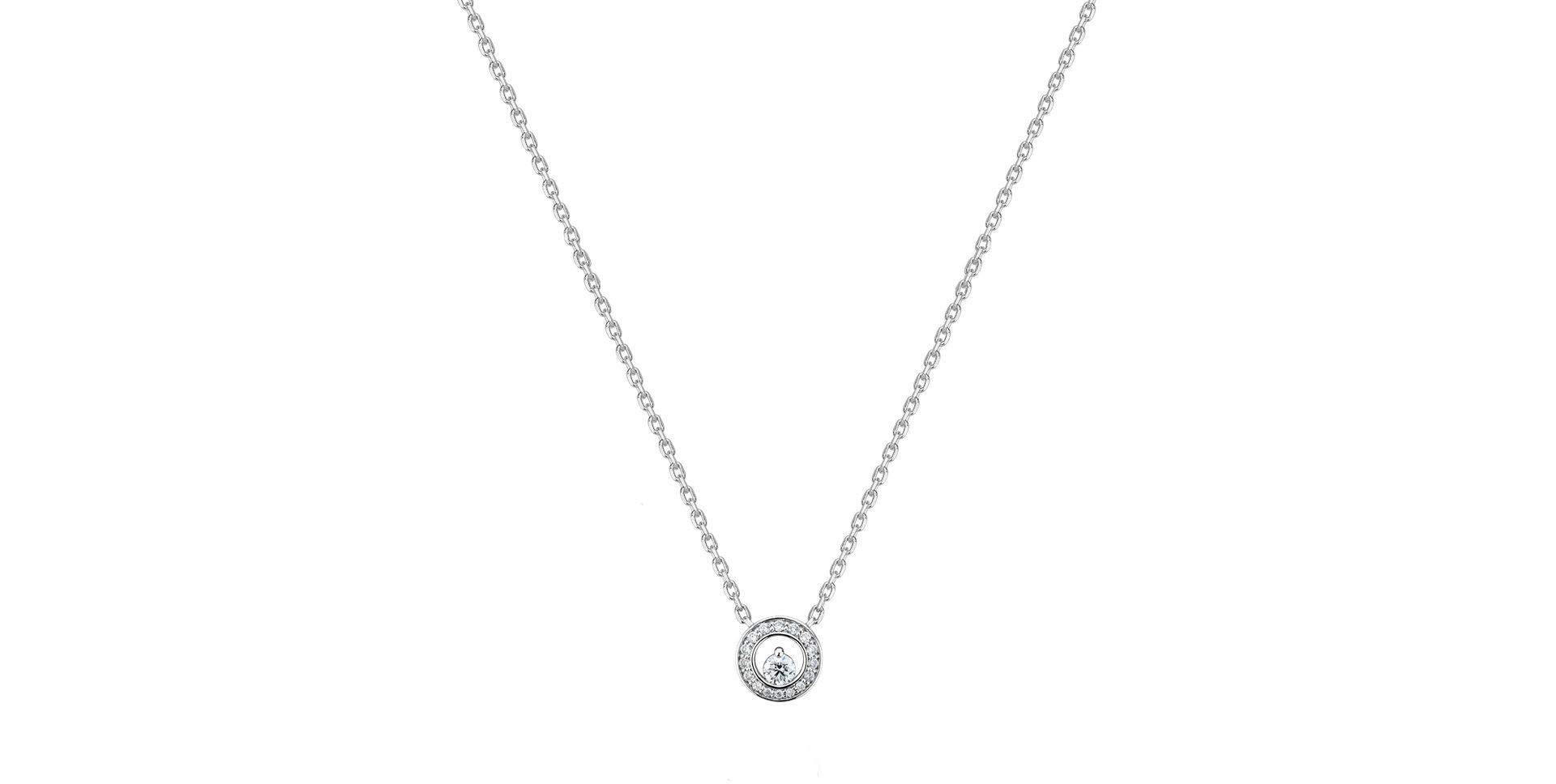 Diamond necklace Hidden Circle