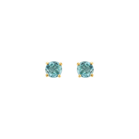 Earrings with Apatite Apatite Glow