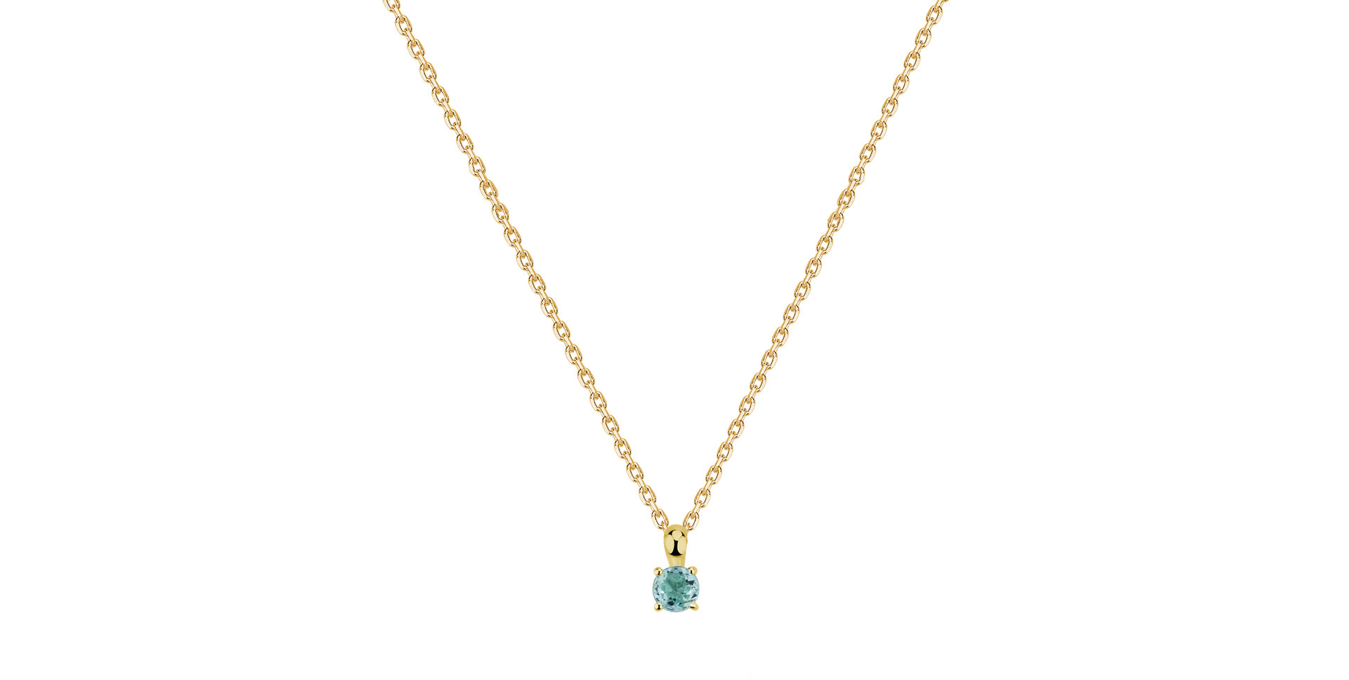 Necklace with Apatite Apatite Glow