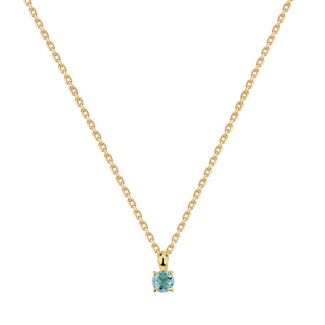 Necklace with Apatite Apatite Glow