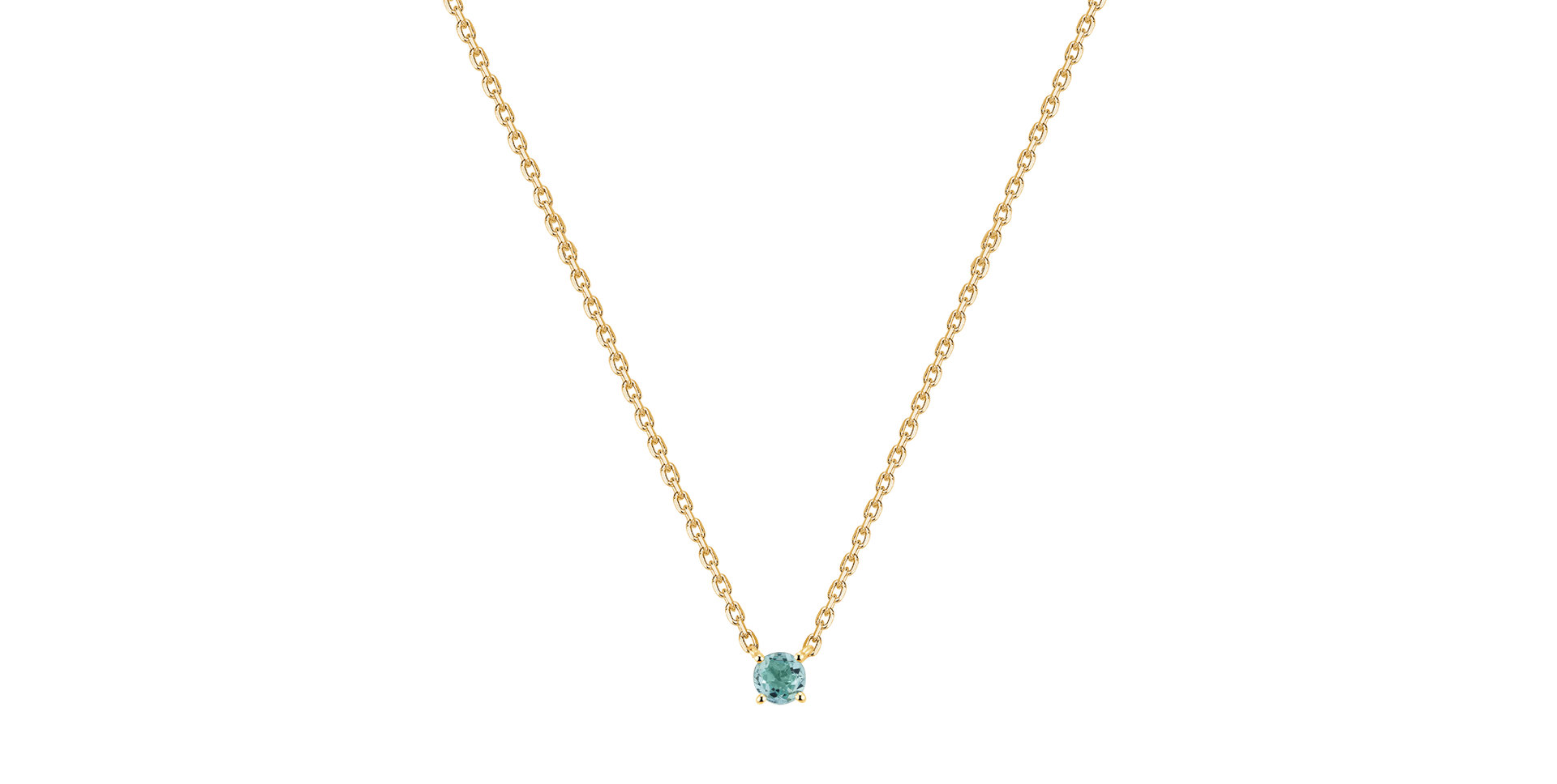 Necklace with Apatite Apatite Glow