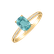 Diamond ring with Apatite Light of Spring3