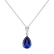 Diamond necklace with Tanzanite Twilight Bliss3