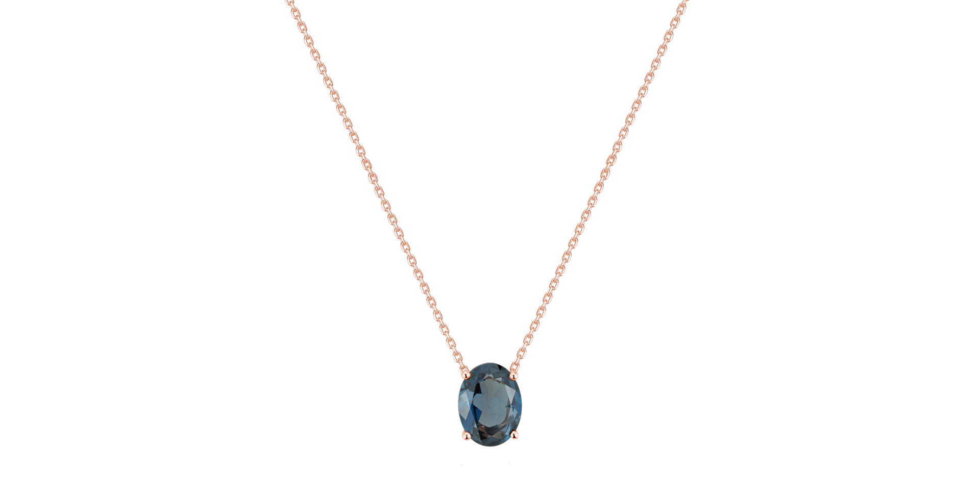 Necklace with Topaz Mystic Abyss