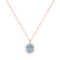 Diamond necklace with Topaz and Pearl The Imperial Azure3