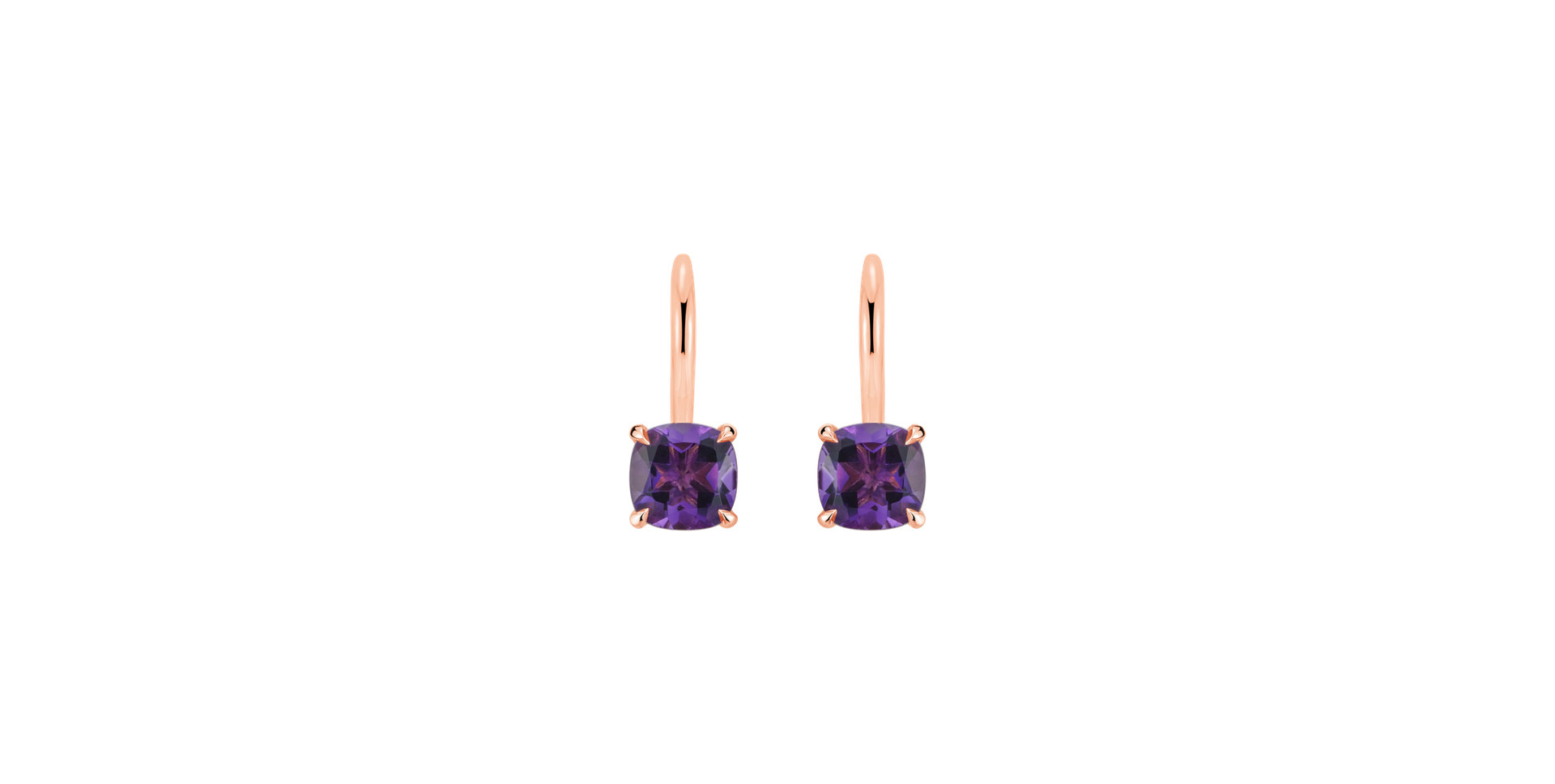 Earrings with Amethyst Araminta