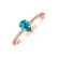 Diamond ring with Apatite Seriane4