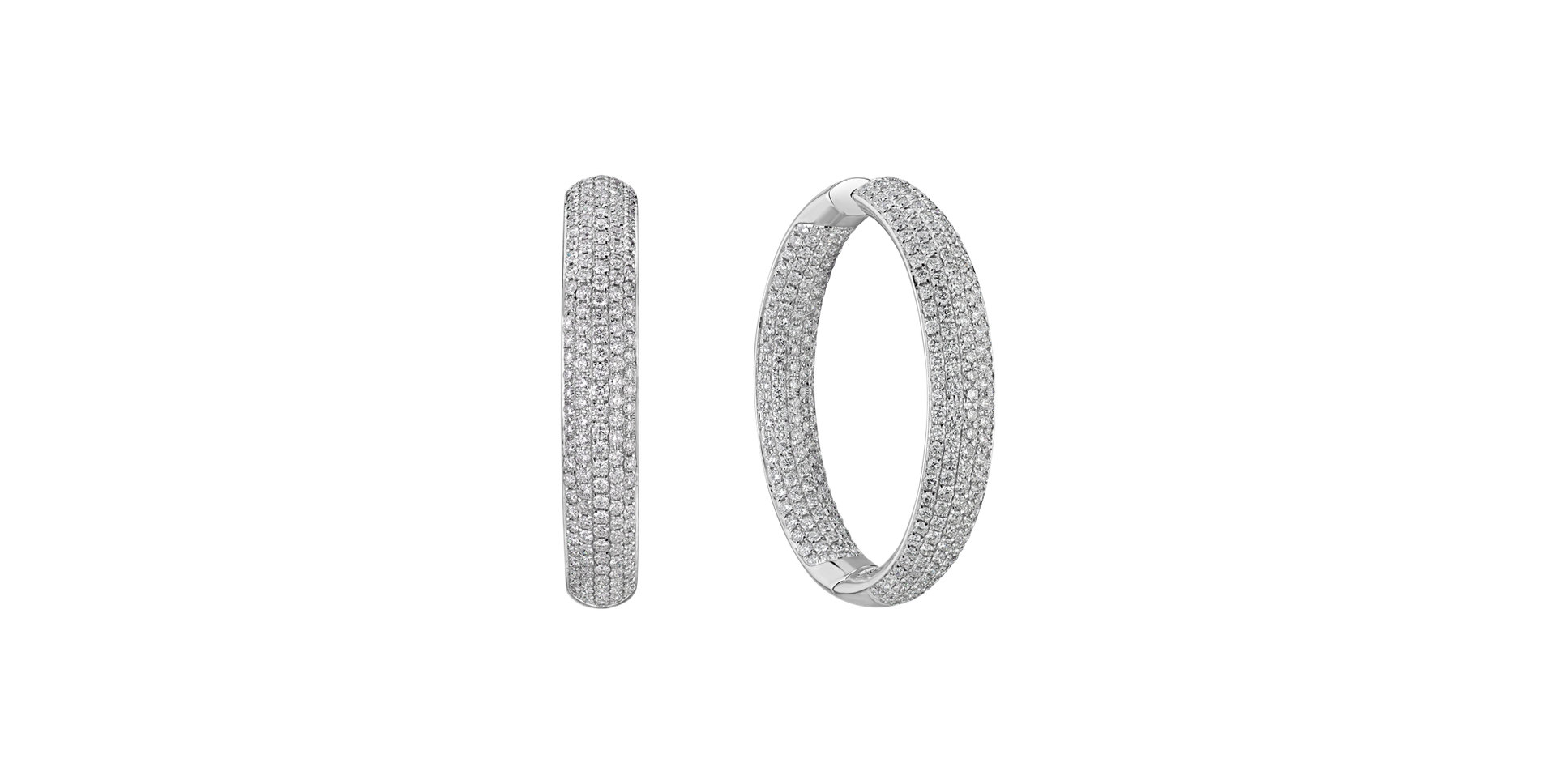 Diamond earrings Solid Luxury