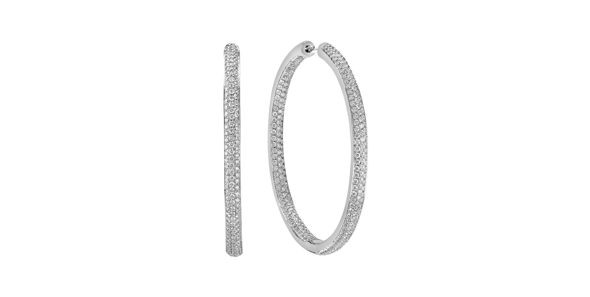 Diamond earrings Luxury Circles