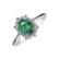 Diamond ring with Emerald Secret Glow3