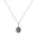 Diamond pendant with Sapphire Amiyah3