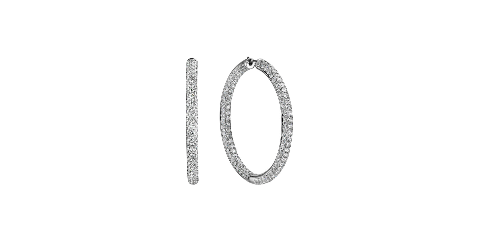 Diamond earrings Midnight Shine