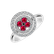 Diamond ring with Ruby Miracle Mythology4