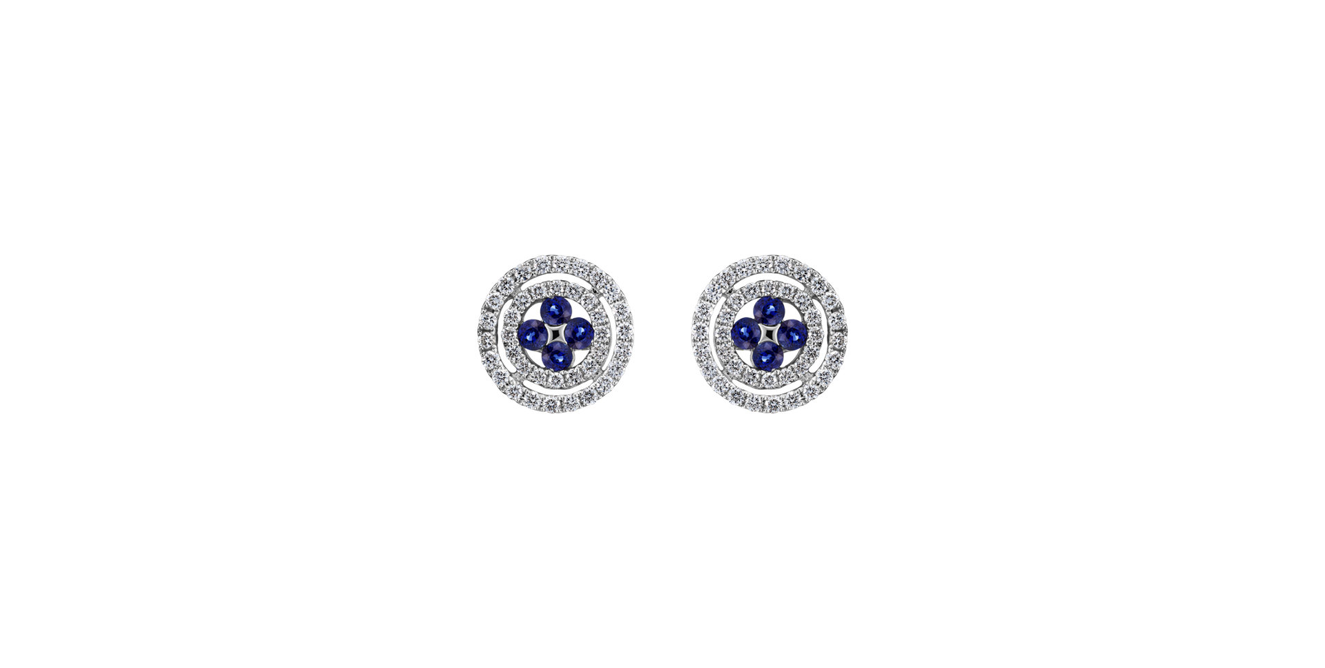 Diamond earrings and Sapphire Susanna