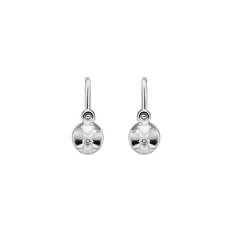 Children's diamond earrings Beauty