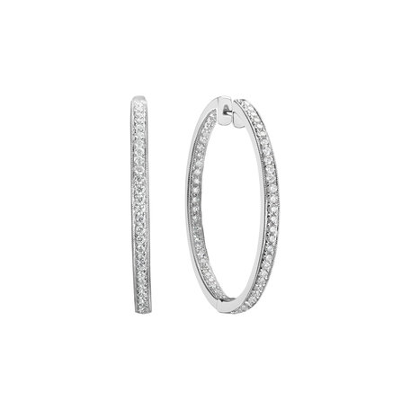 Diamond earrings Moonlight Touch