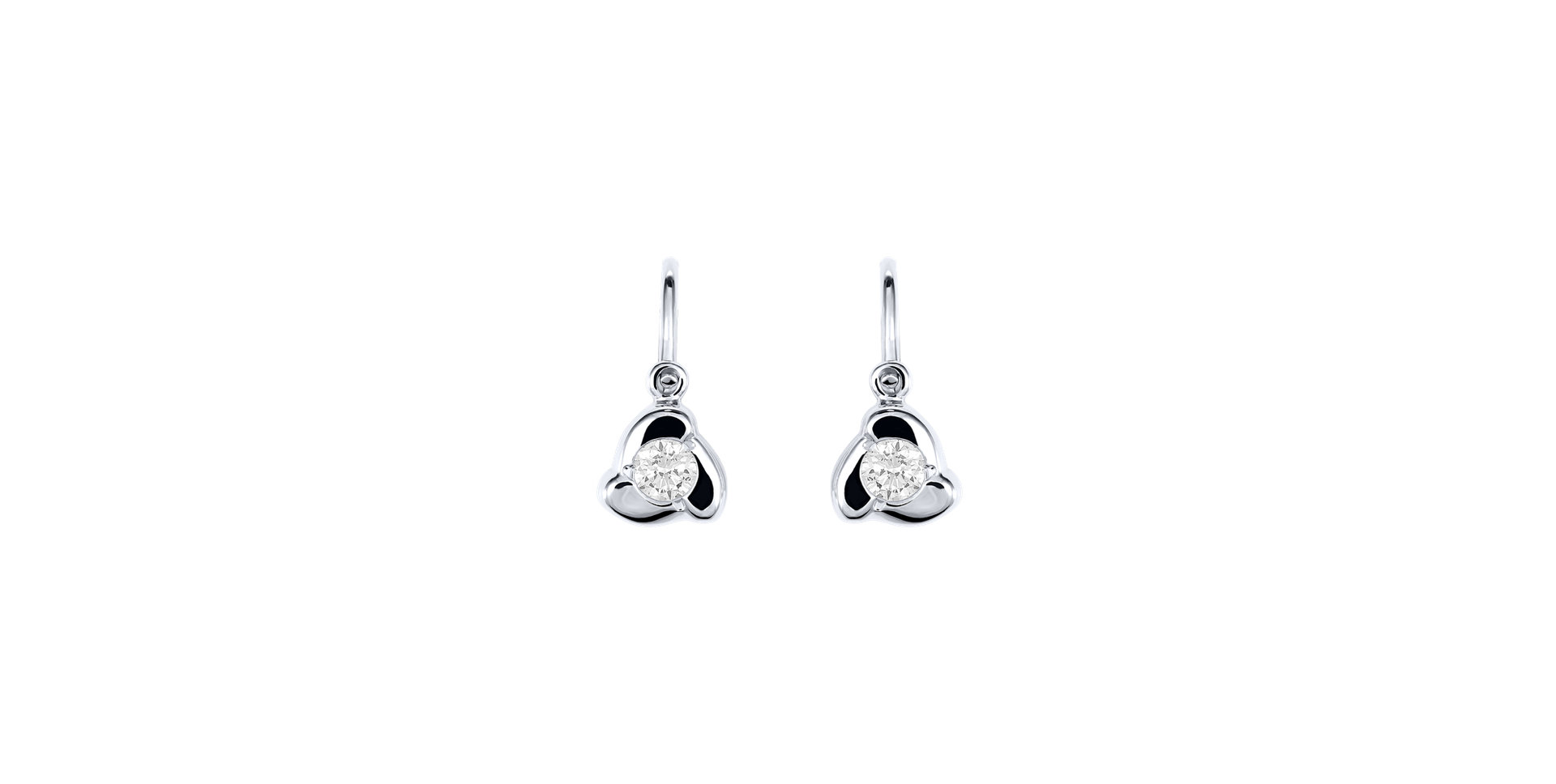Children's diamond earrings Rose