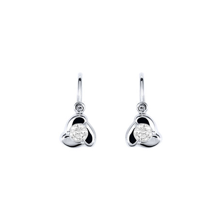 Children's diamond earrings Rose