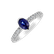 Diamond ring with Sapphire Louise4
