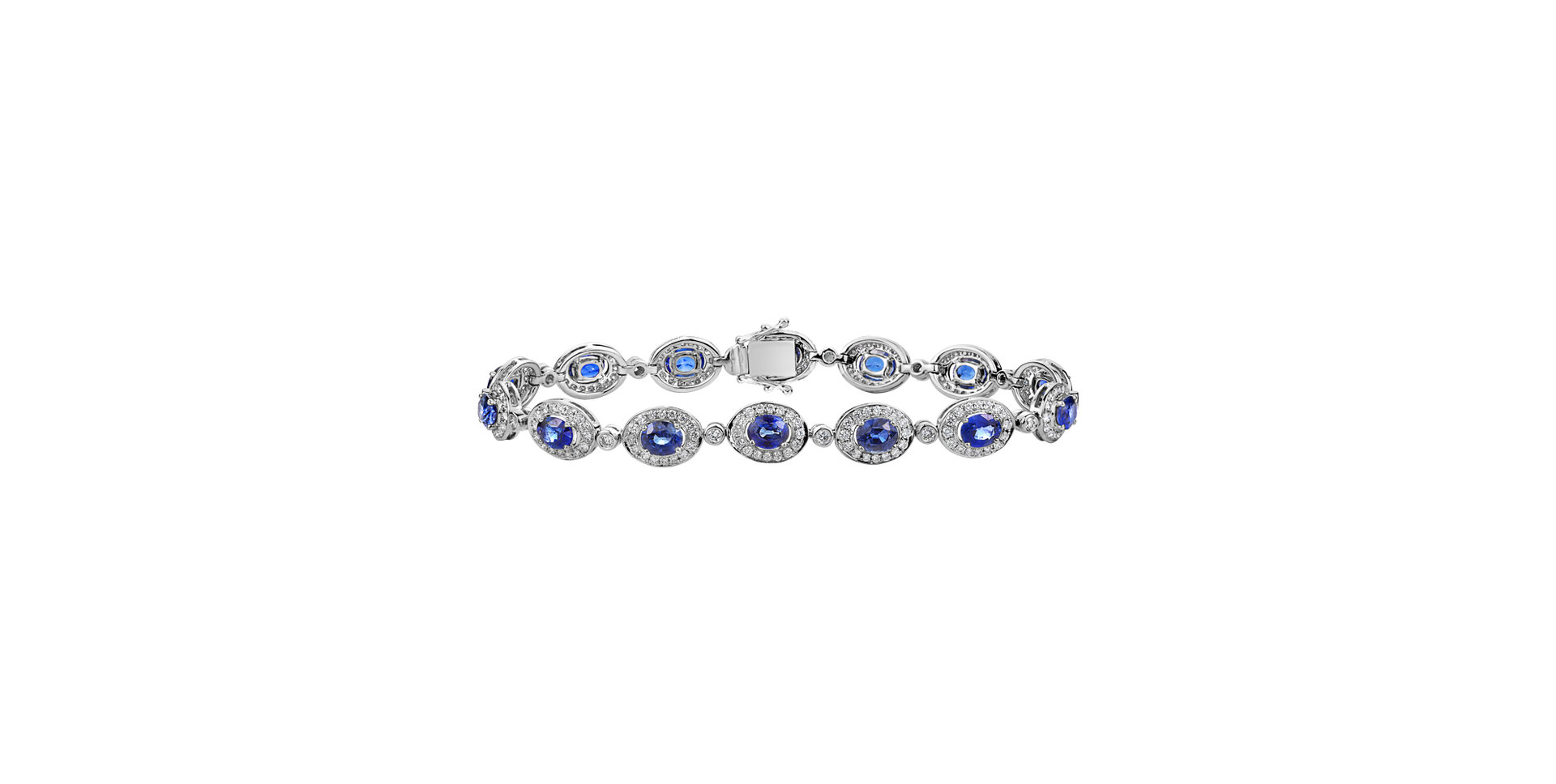 Diamond bracelet with Sapphire Xaverie