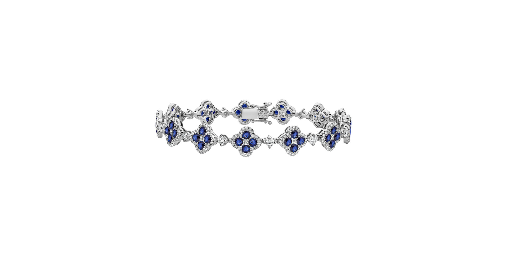 Diamond bracelet with Sapphire Sparkling Sky