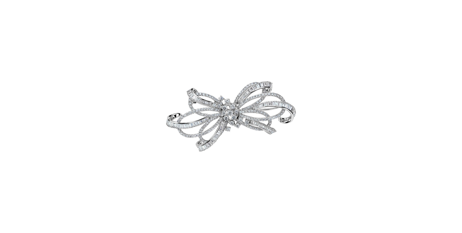 Diamond brooch Marlana
