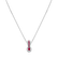 Diamond pendant with Ruby Delaney4