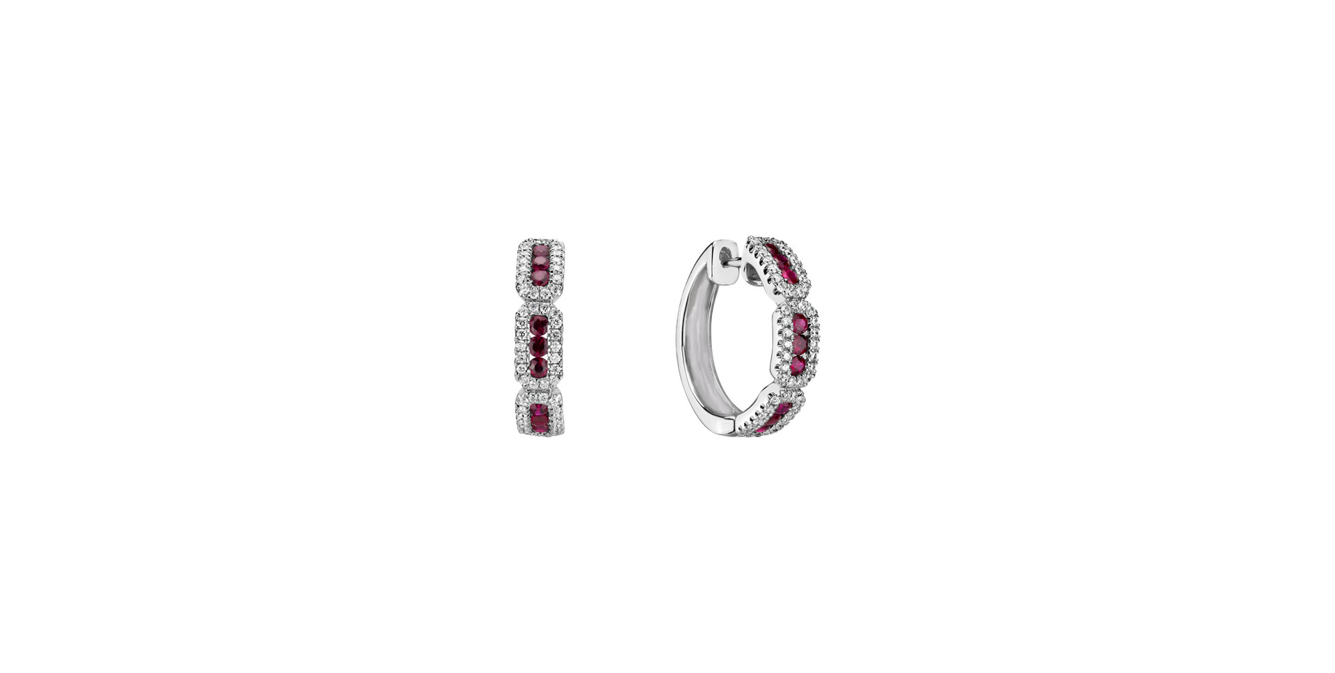 Diamond earrings and Ruby Kennedy