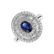 Diamond ring with Sapphire Melchiorre4