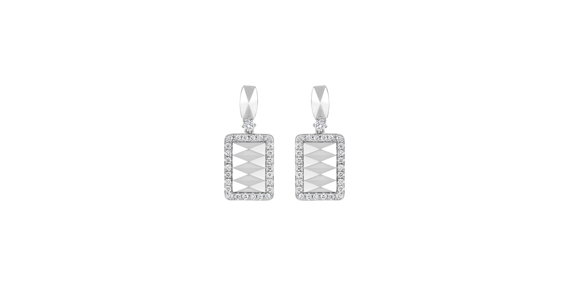Diamond earrings Geometry Secret