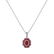 Diamond pendant with Ruby The Bloom of Carmine3