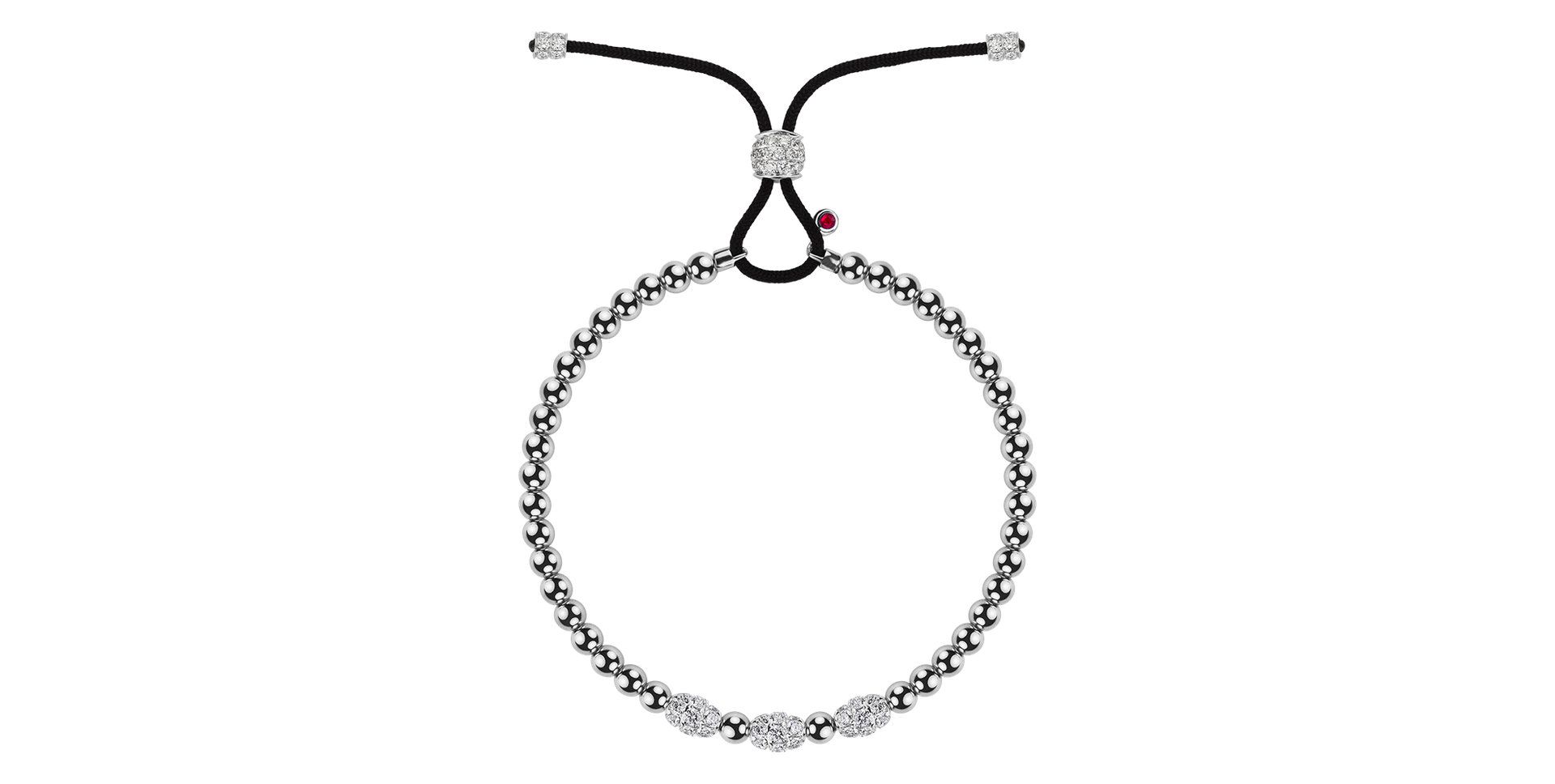 Diamond bracelet with Ruby Egonnia