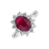 Diamond ring with Ruby Royal Red3