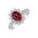 Diamond ring with Ruby Renaissance Poetry4