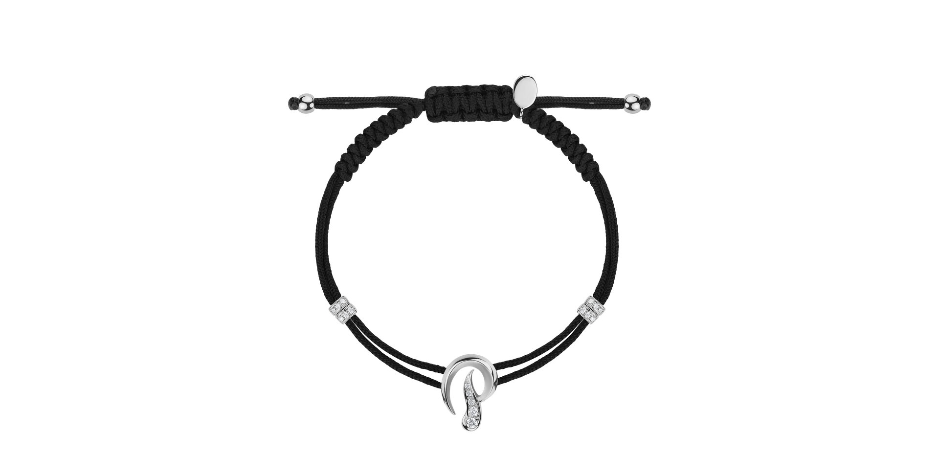 Bracelet with diamonds Element of Letter