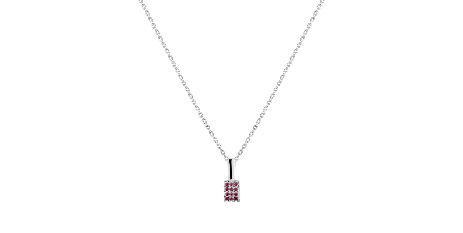 Pendant with Ruby Diabolical Mosaic