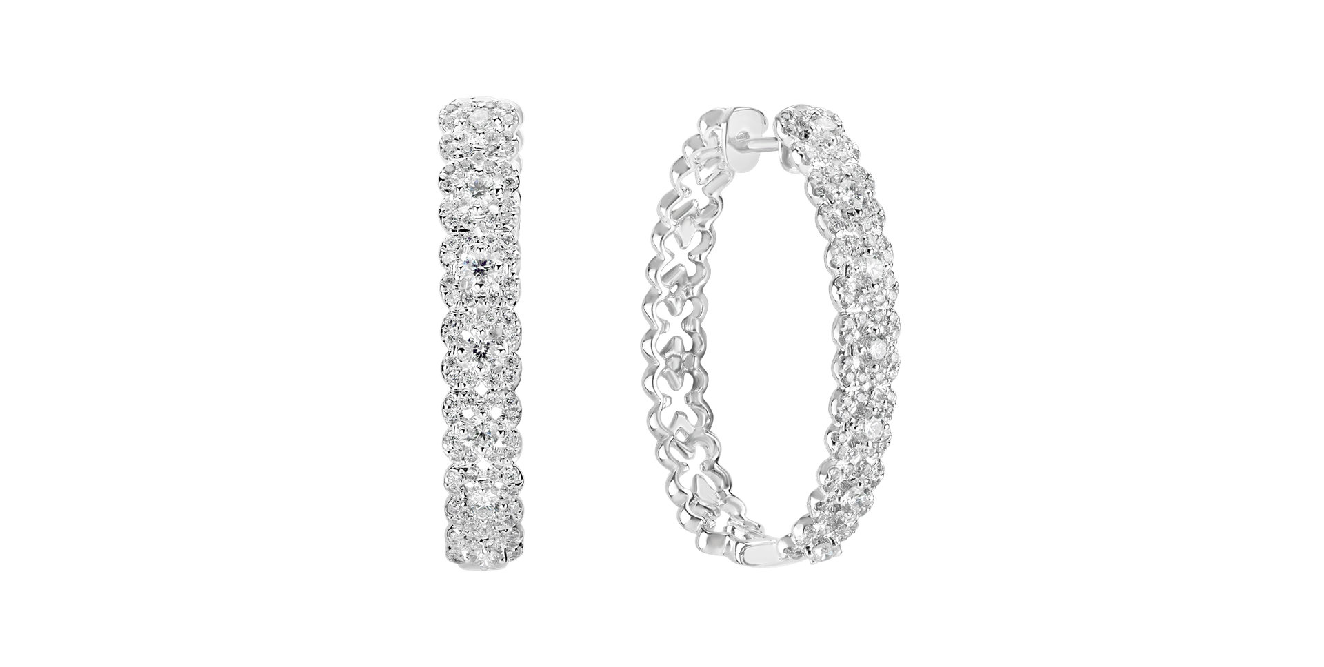 Diamond earrings Monarch Circle