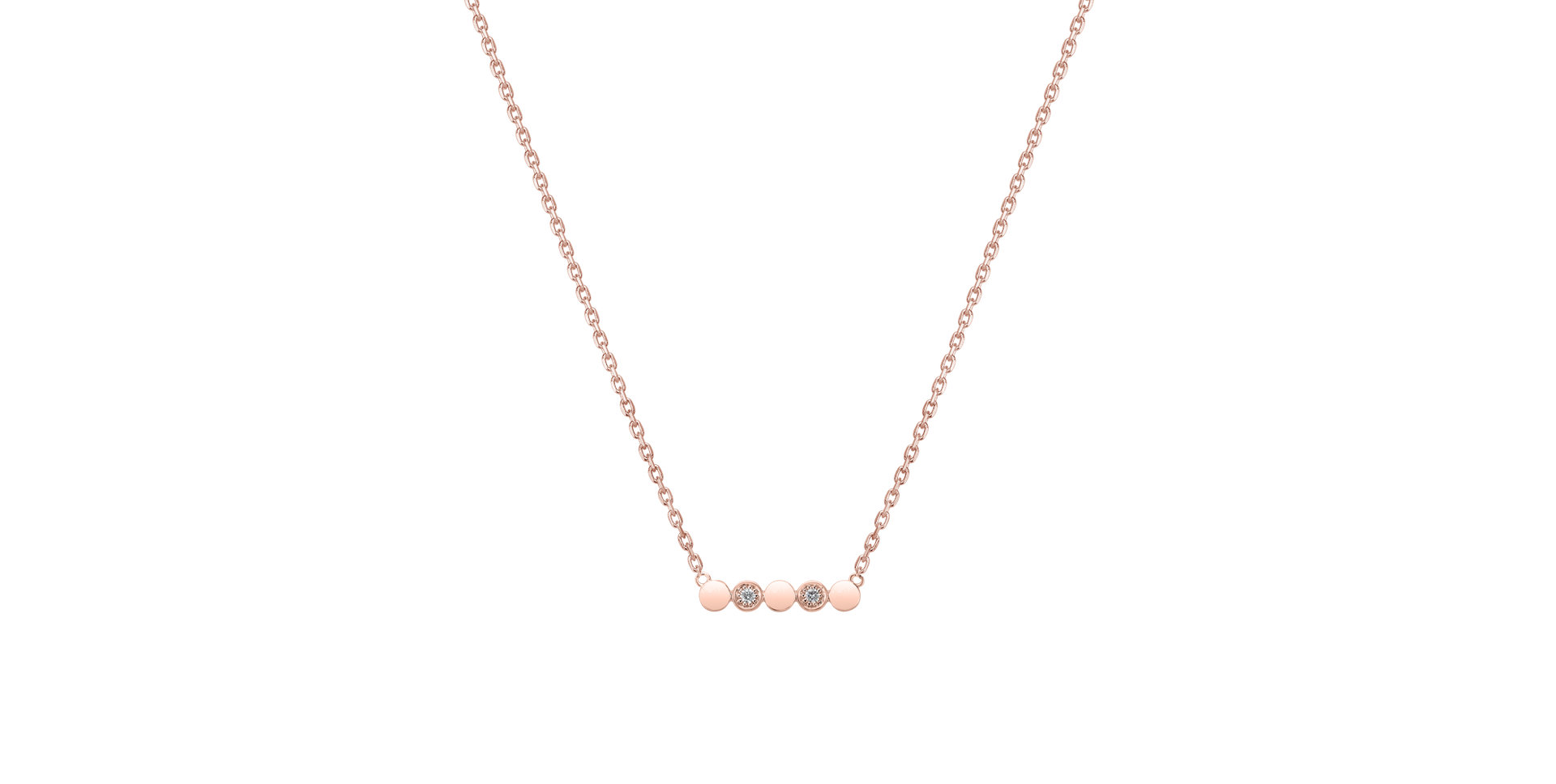 Diamond necklace Glossy Dots