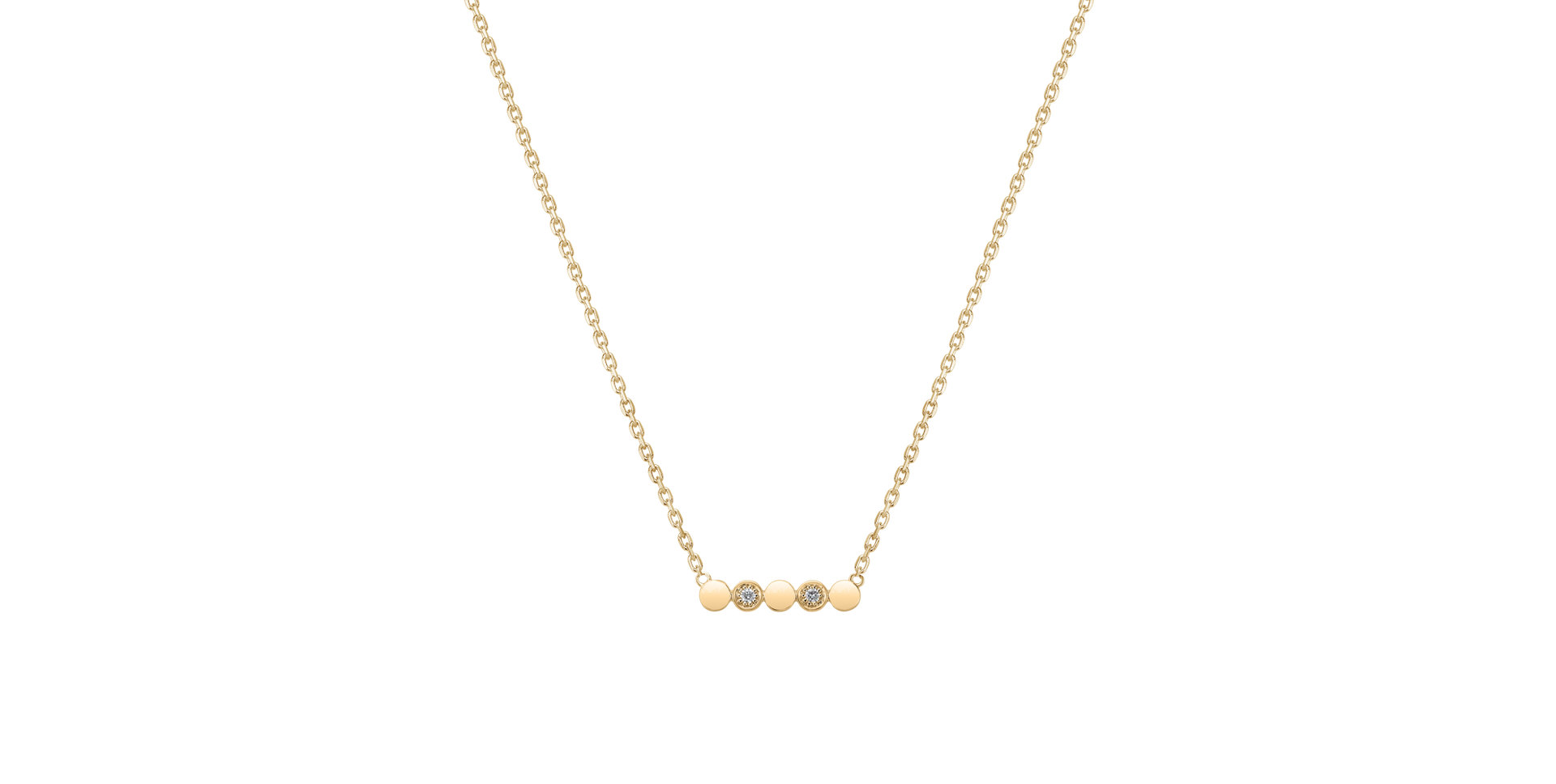 Diamond necklace Glossy Dots