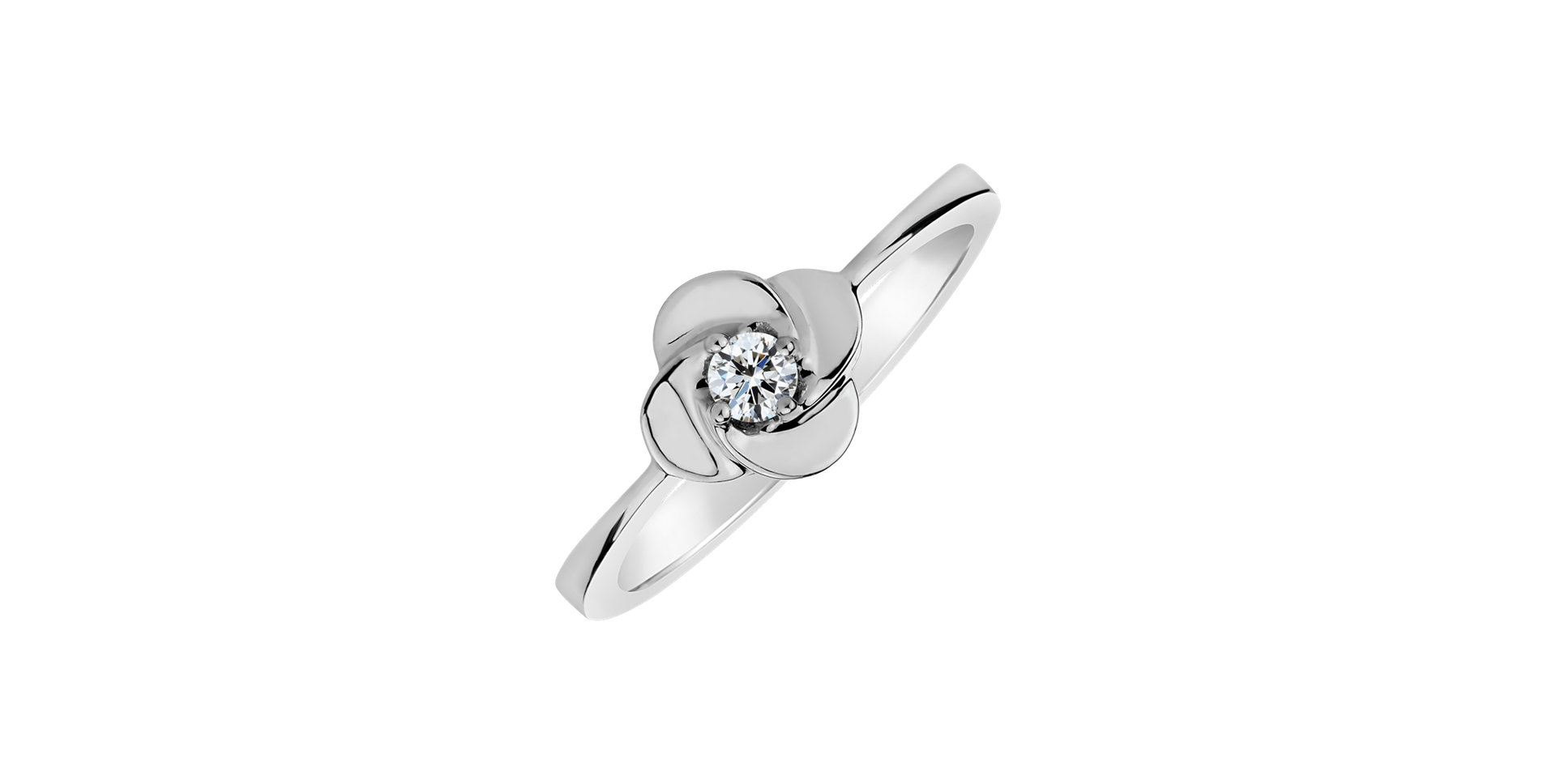 Diamond ring Faith Flower